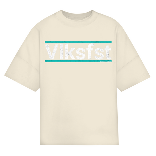 Bayerisches Oversize T-Shirt Unisex - Vlksfst - grün/weiß - Grantler Gwand
