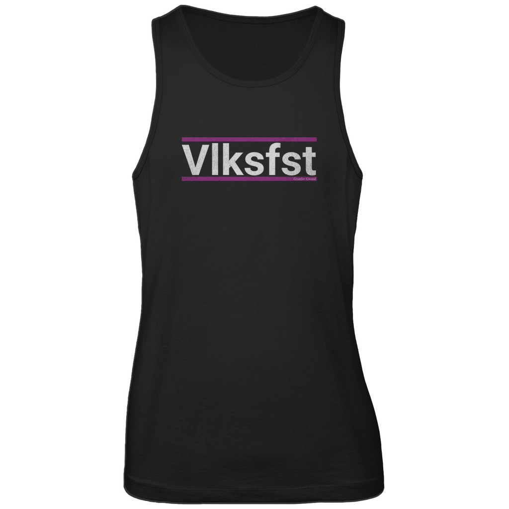 Bayerisches Herren Premium Tank Top Vlksfst - lila/weiß - Grantler Gwand