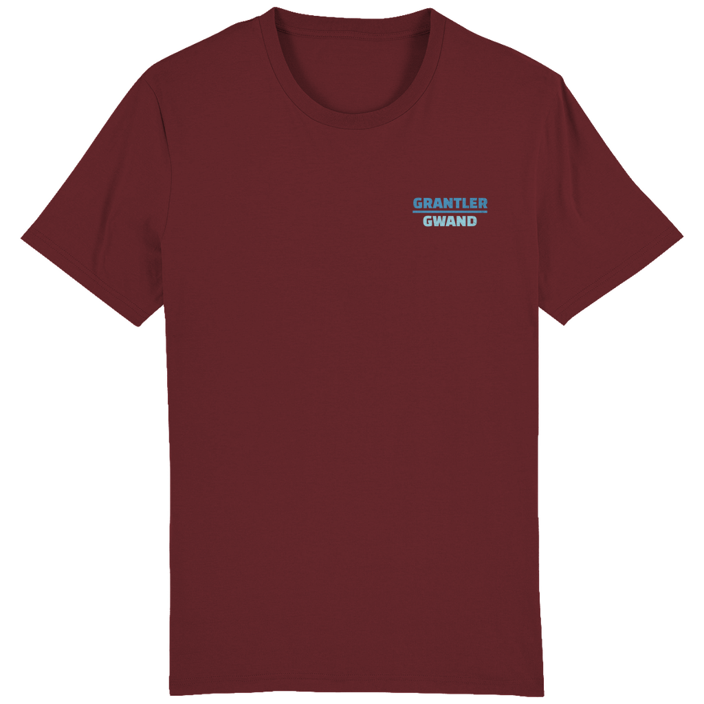 Bayerisches Herren T-Shirt Scheiss da nix, dann feid da nix - blau - - Front- und Backprint!