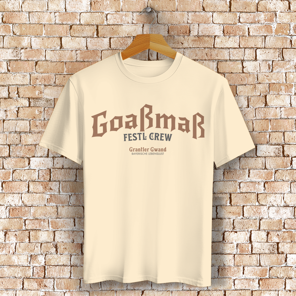 Bayerisches T-Shirt Unisex - Goaßmaß Festl Crew - Grantler Gwand