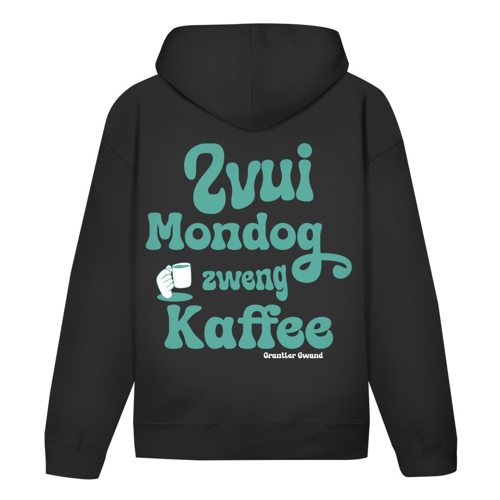 Bayerischer Hoodie Unisex - Zvui Mondog, zweng Kaffee - grün - Grantler Gwand