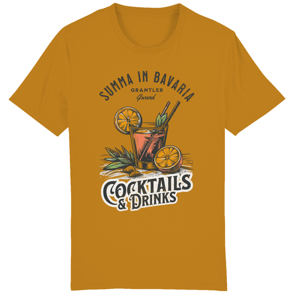 Bayerisches Herren T-Shirt Summa in Bavaria - Cocktail & Drinks - Grantler Gwand