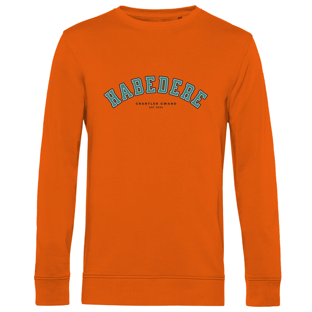 Herren Premium Bio Sweatshirt Habedere - grün