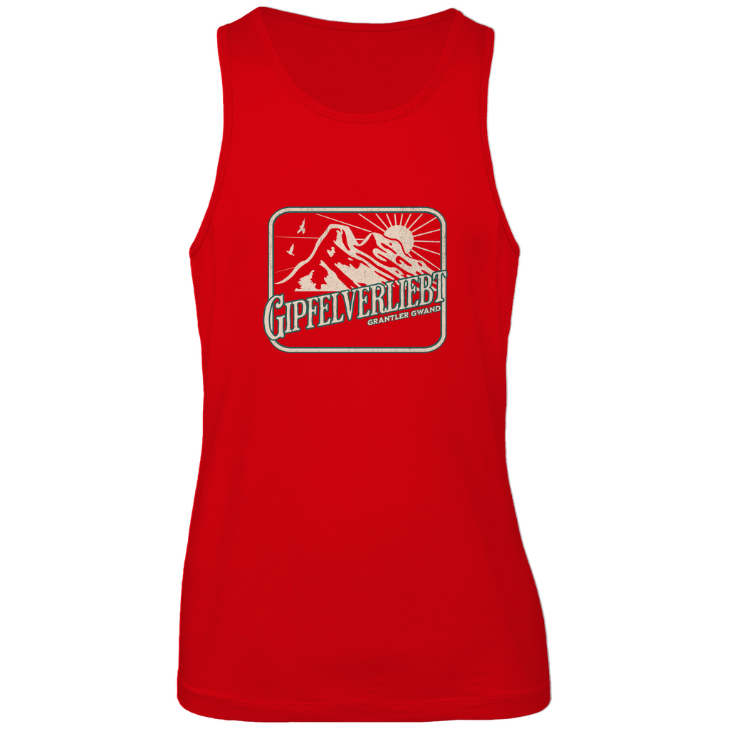 Bayerische Herren Premium Tank Top Gipfelverliebt - grün/gold - Grantler Gwand