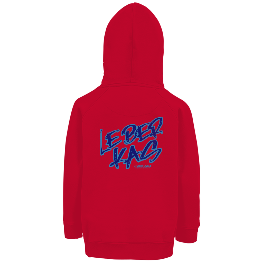 Bayerischer Kinder Premium Bio Hoodie - Leberkas - Grantler Gwand