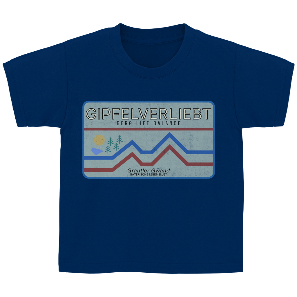 Bayerisches Kinder T-Shirt - Gipfelverliebt - Grantler Gwand