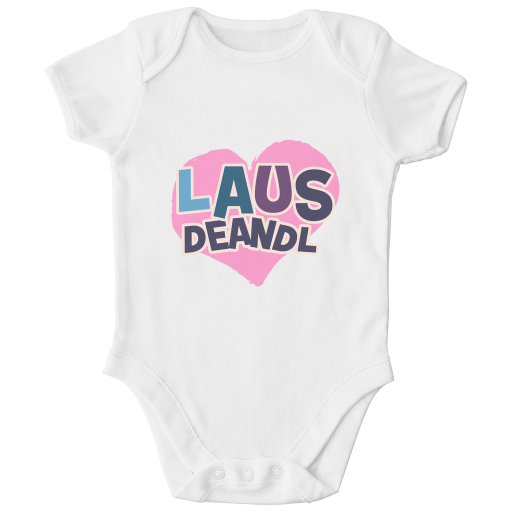 Bayerischer Bio Baby Body Lausdeandl - bunt - Grantler Gwand