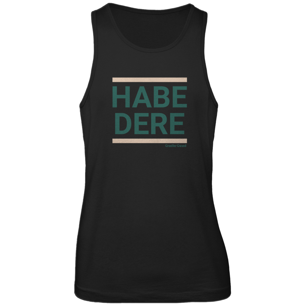 Bayerisches Herren Premium Tank Top Habe dere - grün/beige - Grantler Gwand
