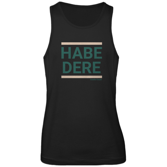Bayerisches Herren Premium Tank Top Habe dere - grün/beige - Grantler Gwand