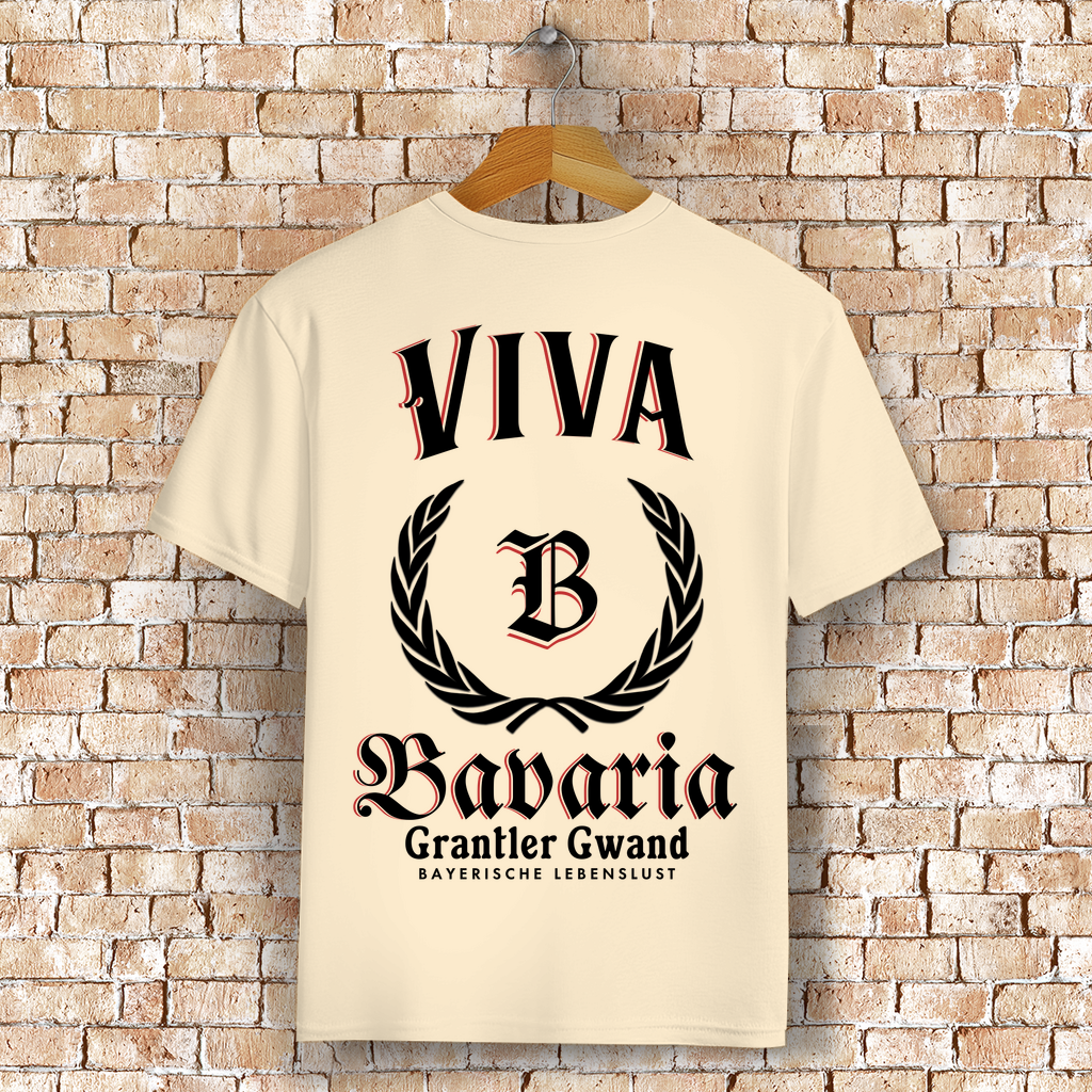 Bayerisches T-Shirt Unisex - Viva Bavaria - Grantler Gwand