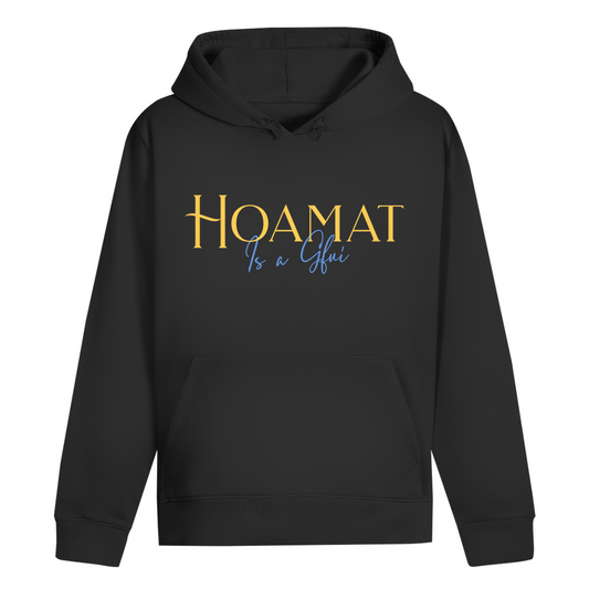 Bayerischer Hoodie Unsiex - Hoamat is a Gfui - Gelb/Blau - Grantler Gwand