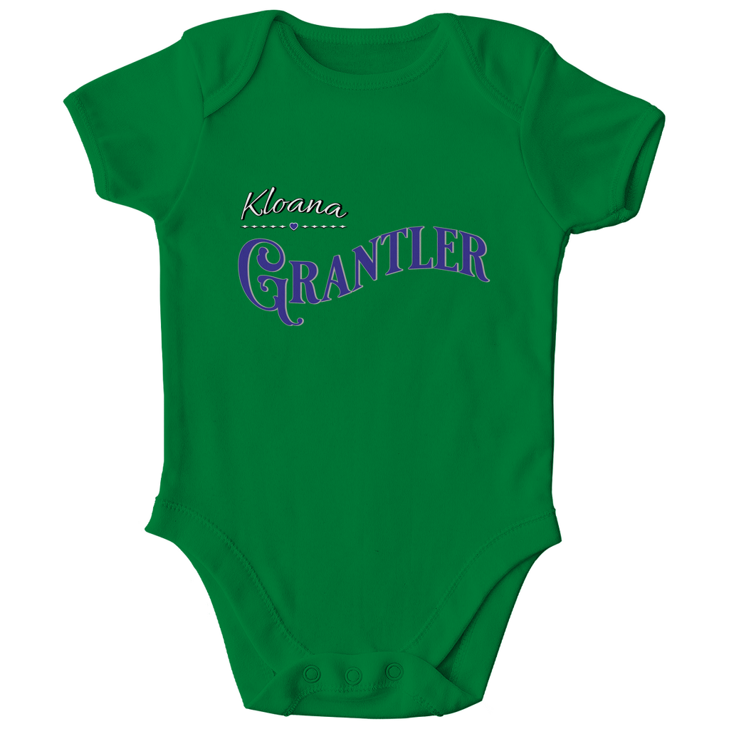 Bayerischer Bio Baby Body kloana Grantler - weiß - Grantler Gwand