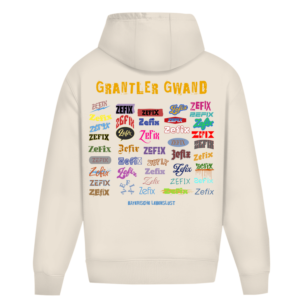 Oversize Hoodie Ohne Kordel Zefix Bunt