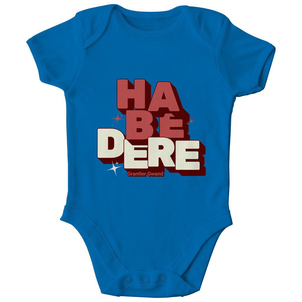 Bayerischer Baby Bio Body - Habe dere - rot - Grantler Gwand