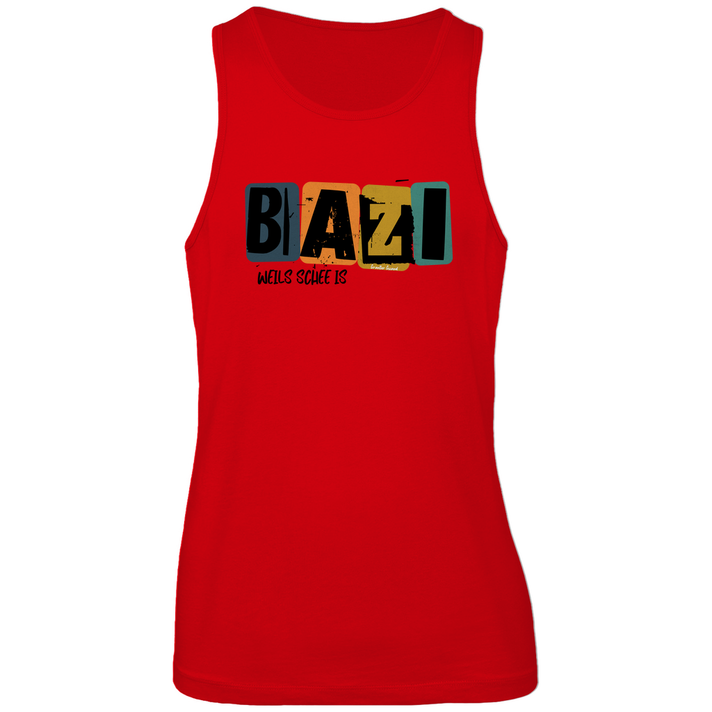 Bayerisches Herren Premium Tank Top Bazi, weils schee is - Grantler Gwand