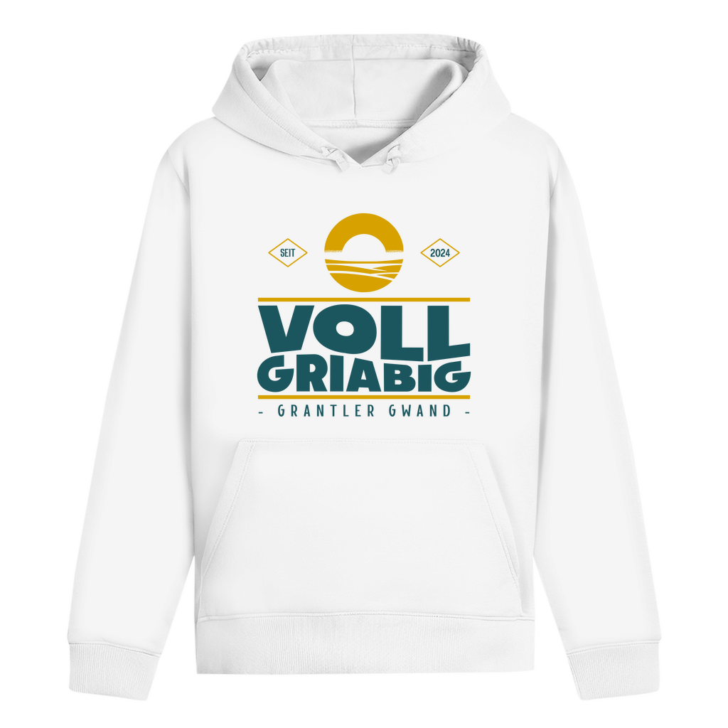 Bayerischer Hoodie Unisex - Voll Griabig - Grün - Grantler gwand