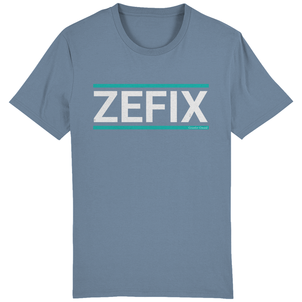 Bayerisches Herren T-Shirt Zefix - grün/weiß - Grantler Gwand