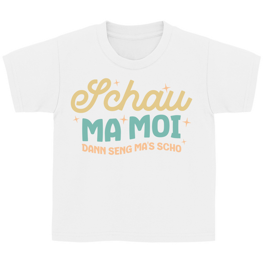 Bayerisches Kinder T-Shirt - Schau ma moi - Grantler Gwand