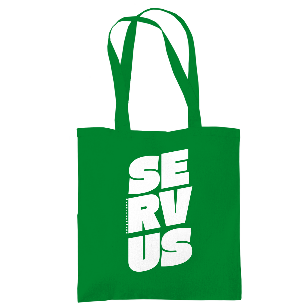 Bayerische Tragetasche - Servus - weiß - Grantler Gwand