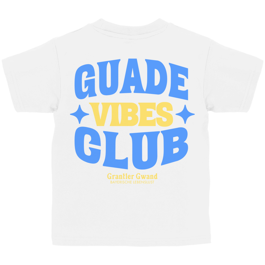 Bayerisches Kinder T-Shirt - Guade Vibes Club - Grantler Gwand