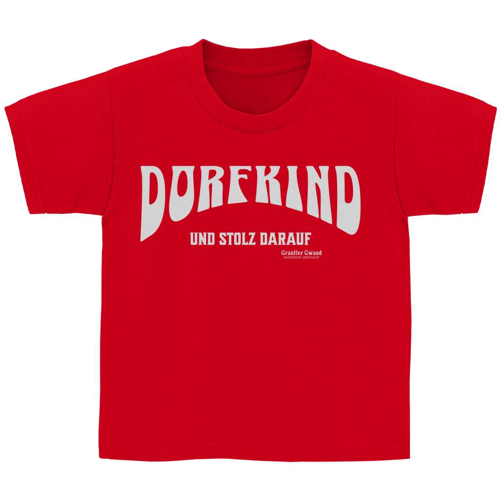 Bayerisches Kinder T:Shirt - Dorfkind - Grantler Gwand