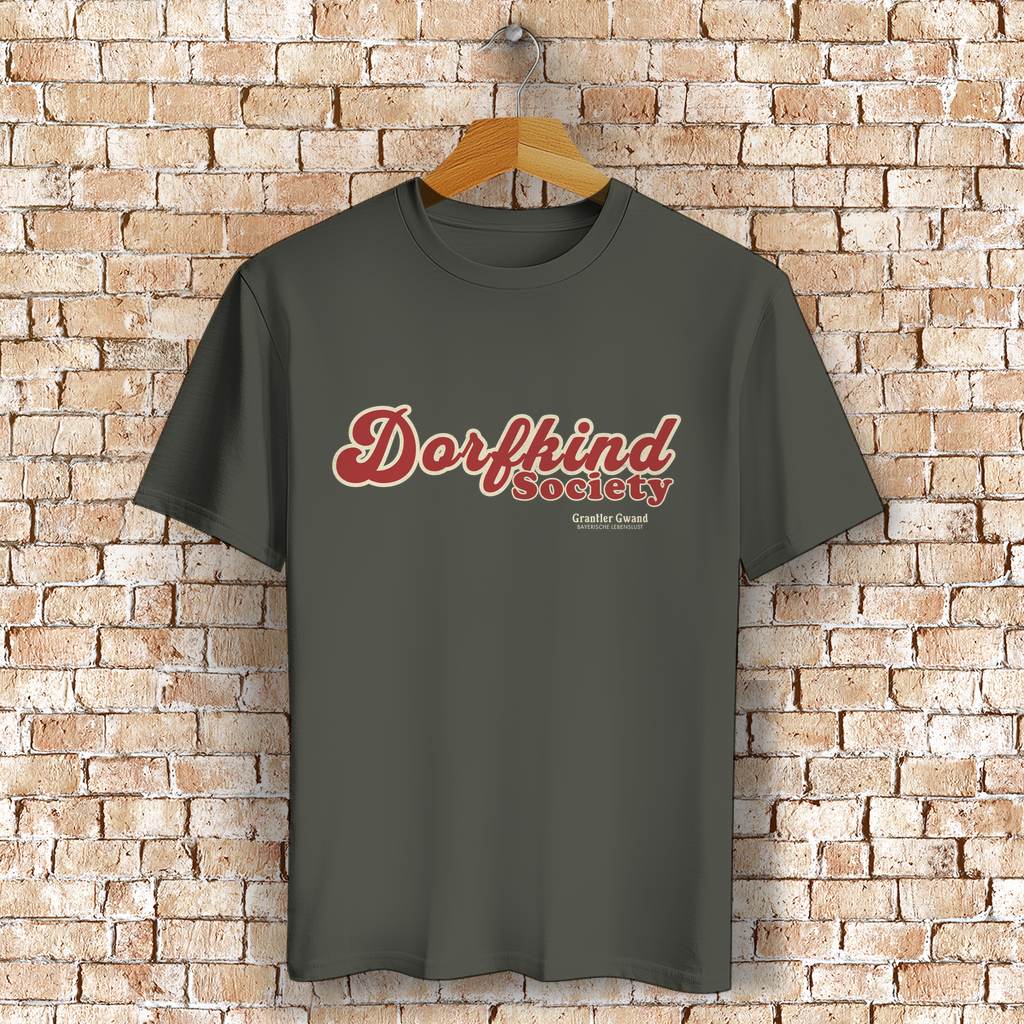 Bayerisches T-Shirt Unisex -  T-Shirt Dorfkind Society - Grantler Gwand