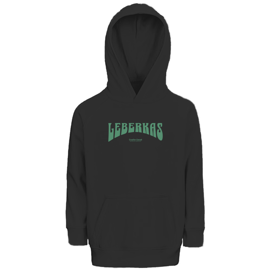 Bayerischer Kinder Premium Bio Hoodie - Leberkas - Grantler Gwand