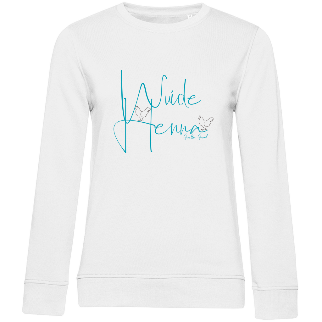 Damen Premium Bio Sweatshirt wuide Henna - blau