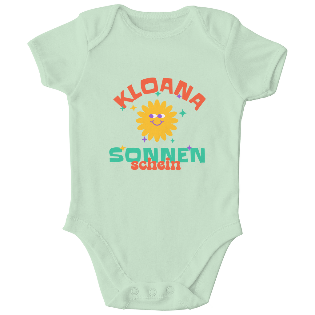 Bayerischer Bio Baby Body Kloana Sonnenschein - Grantler Gwand