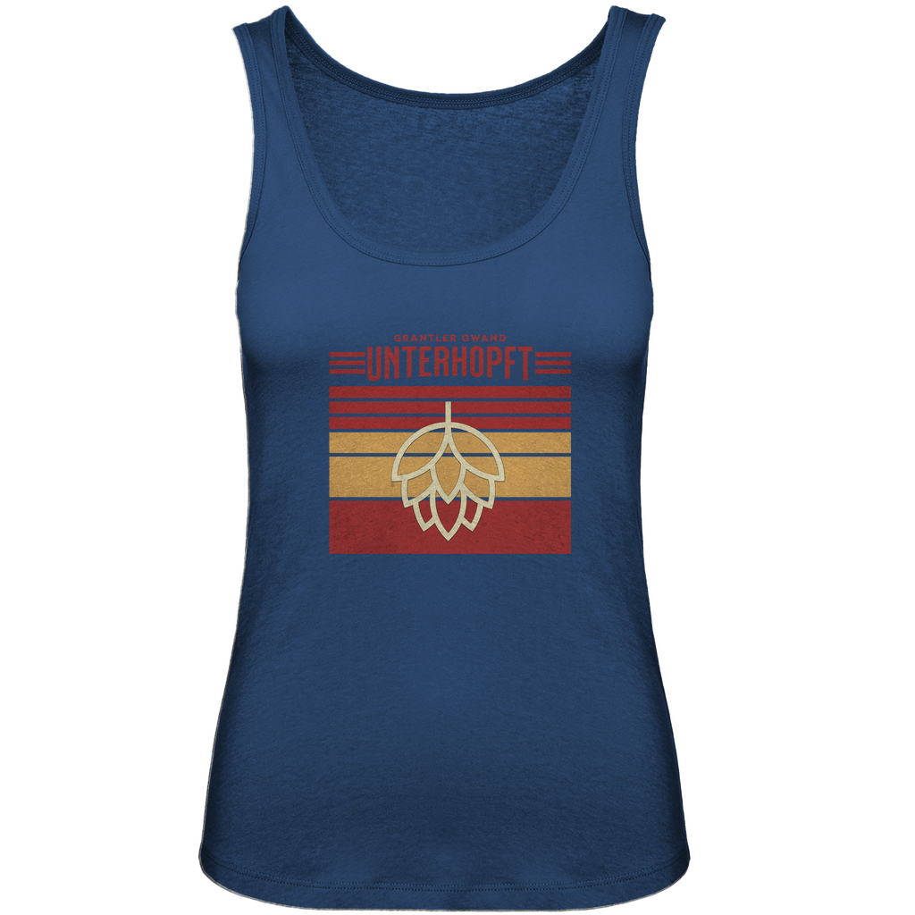 Bayerisches Damen Premium Organic Tank Top Unterhopft - rot - Grantler Gwand