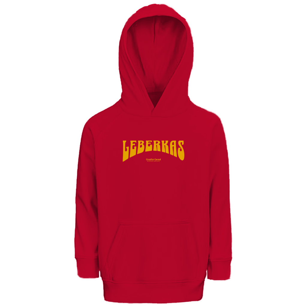 Bayerischer Kinder Premium Bio Hoodie - Leberkas - Grantler Gwand