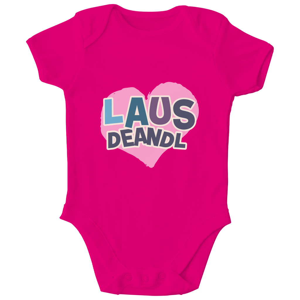 Bayerischer Bio Baby Body Lausdeandl - bunt - Grantler Gwand