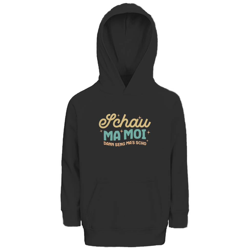 Bayerischer Kinder Premium Bio Hoodie Schau ma moi - Grantler Gwand