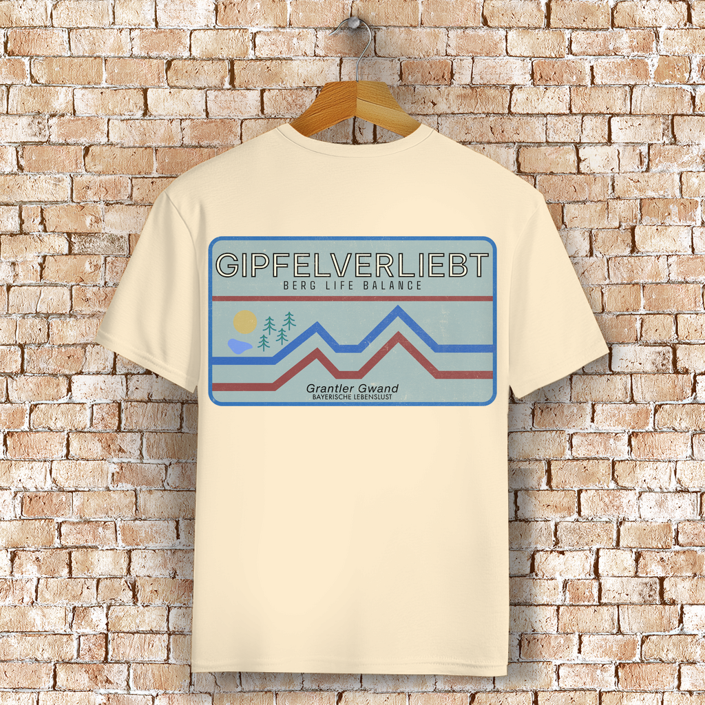 Bayerisches T-Shirt Unisex - Gipfelverliebt - Grantler Gwand
