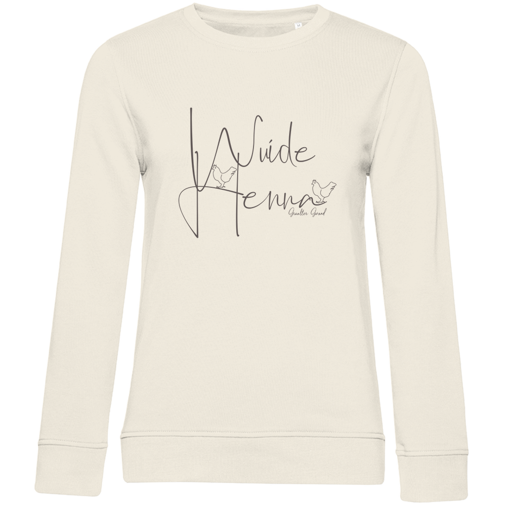 Damen Premium Bio Sweatshirt wuide Henna - grau