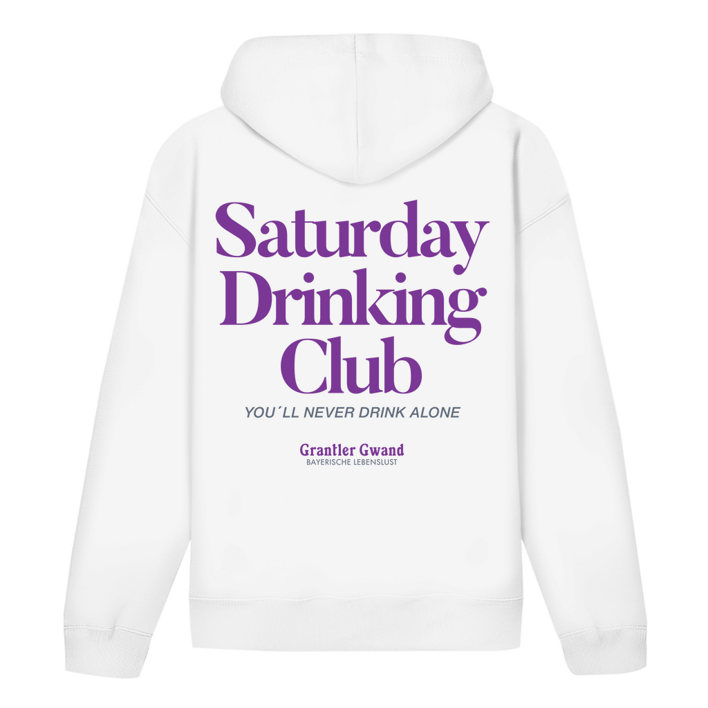 Bayerischer Hoodie Unisex - Saturday Drinking  Lila - Grantler Gwand