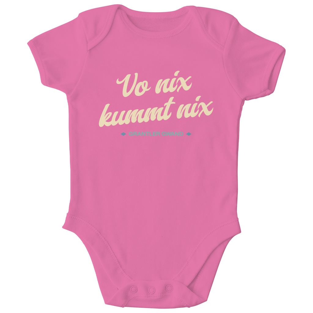 Bayerischer Baby Bio Body Vo nix kummt nix - Grantler Gwand