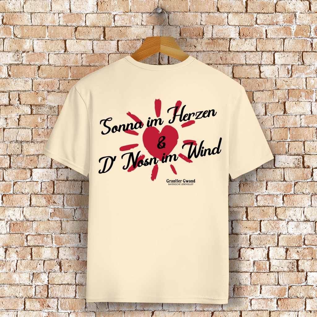 Bayerisches T-Shirt Unisex - Sonna im Herzen - Grantler Gwand