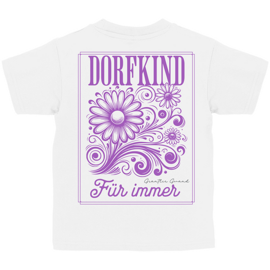 Bayerisches Kinder T-Shirt - Dorfkind für immer - Grantler Gwand