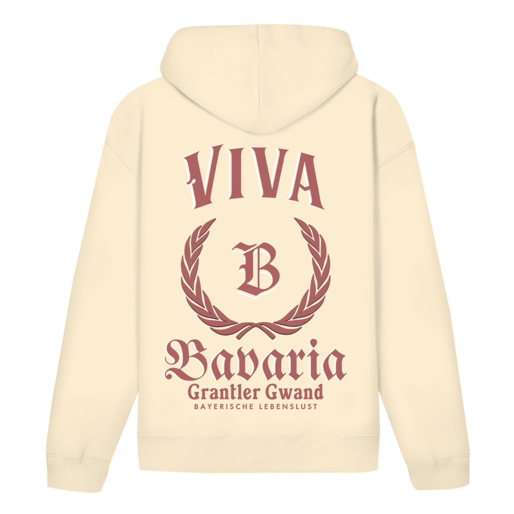 Bayerischer Hoodie Unisex - Viva Bavaria rot - Grantler Gwand