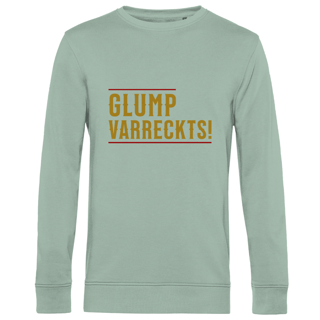 Bayerisches Herren Premium Bio Sweatshirt Glump varreckts - gold - Grantler Gwand