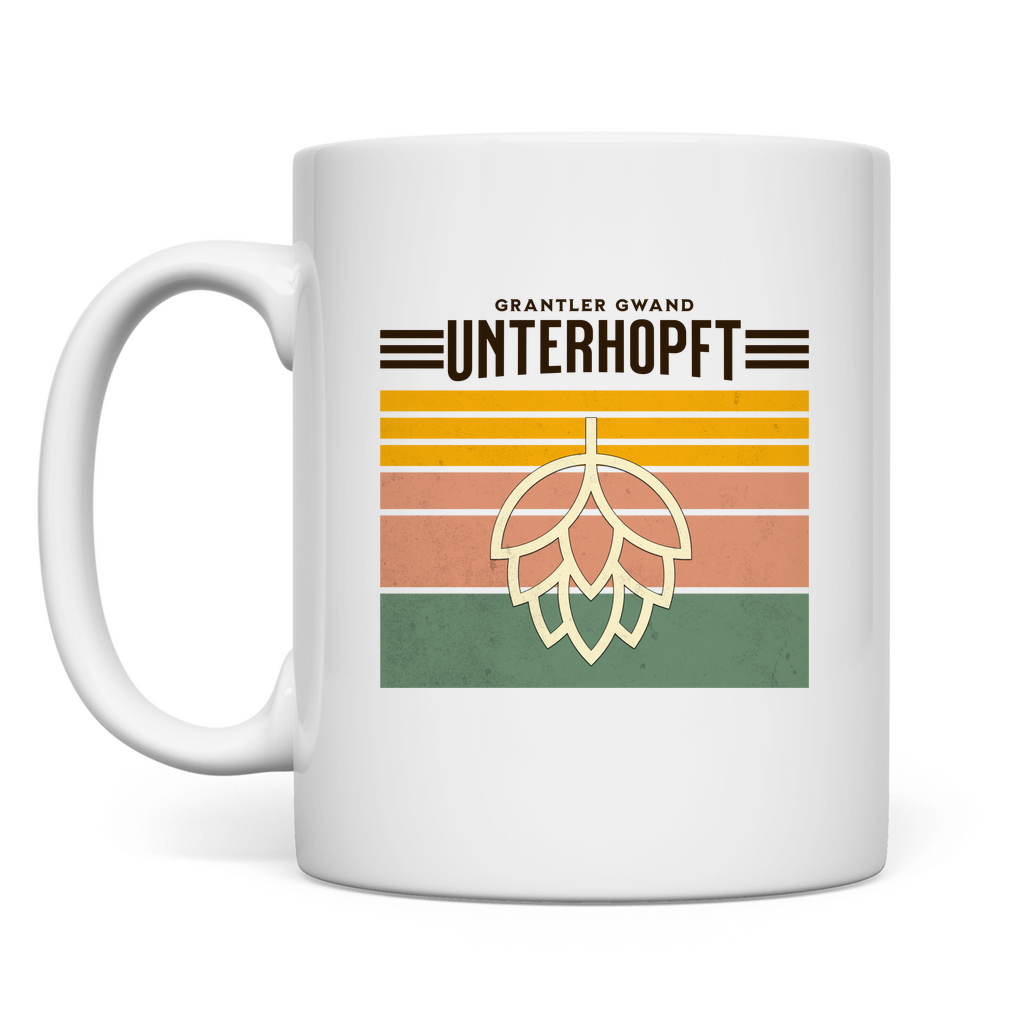 Tasse Unterhopft - schwarz