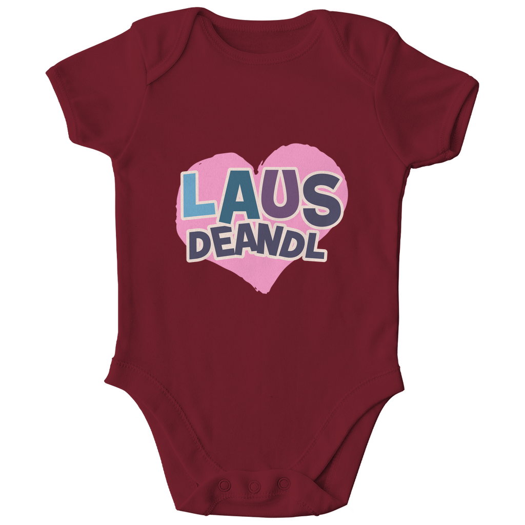 Bayerischer Bio Baby Body Lausdeandl - bunt - Grantler Gwand