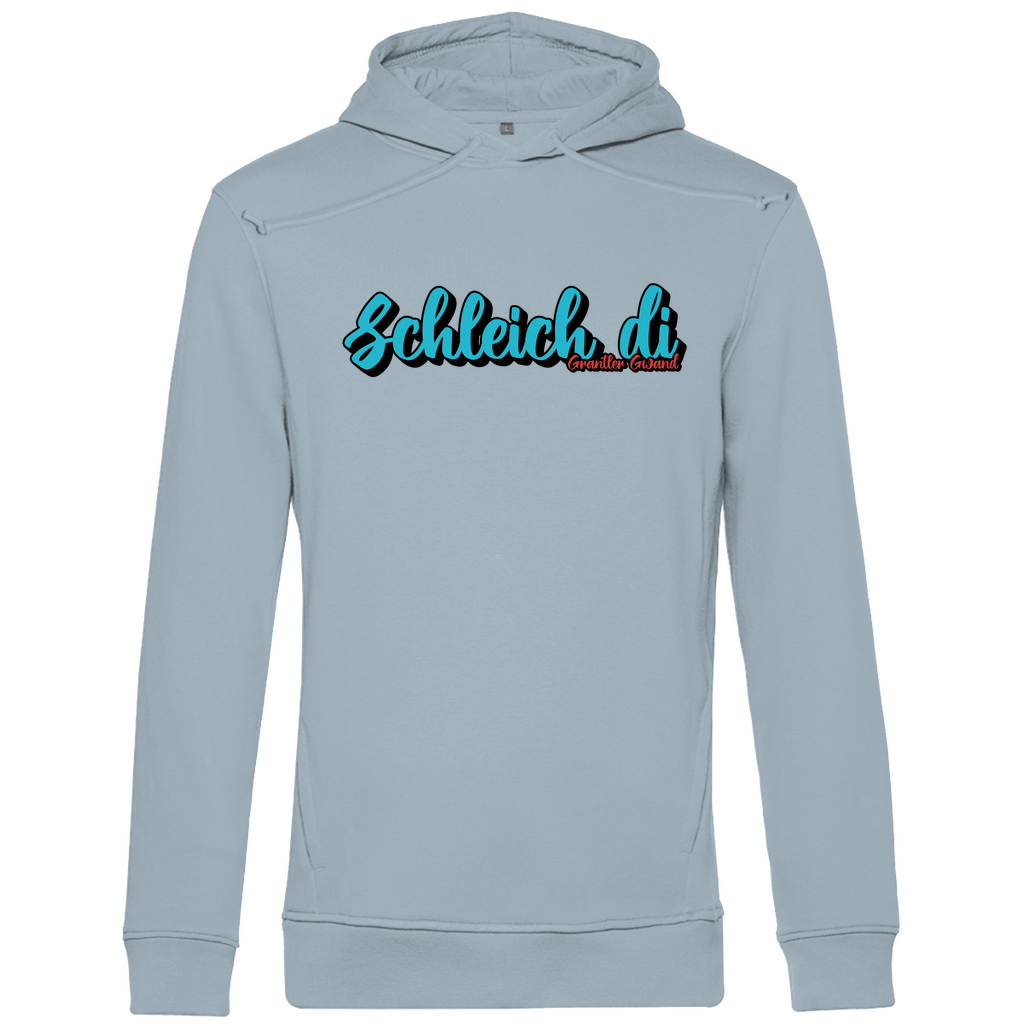 Bayerischer Herren Premium Bio Hoodie Schleich di - hellblau - Grantler Gwand