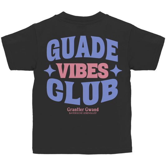 Bayerisches Kinder T-Shirt - Guade Vibes Club - Grantler Gwand