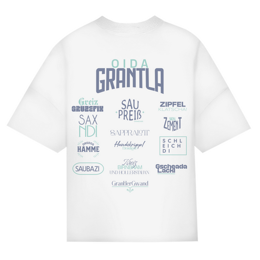 Bayerisches Oversize T-Shirt Unisex - Fluchshirt - Grün - Grantler Gwand