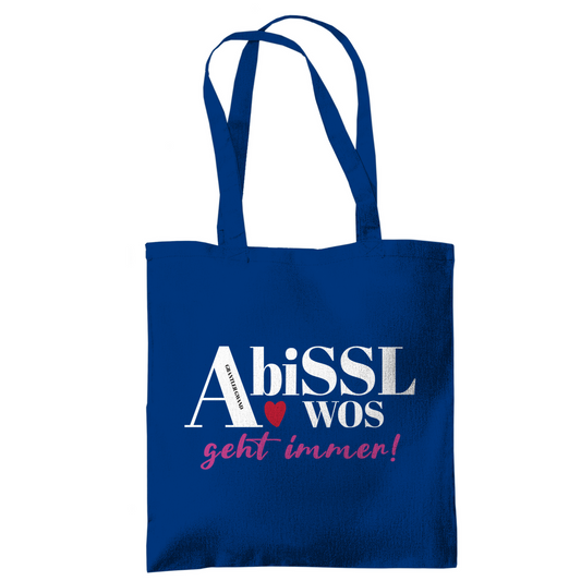 Bayerische Tragetasche A bissl wos geht immer - pink - Grantler Gwand