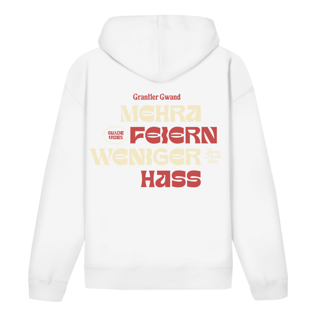 Bayerischer Hoodie Unisex - Mehra Feiern - rot/beige - Grantler Gwand