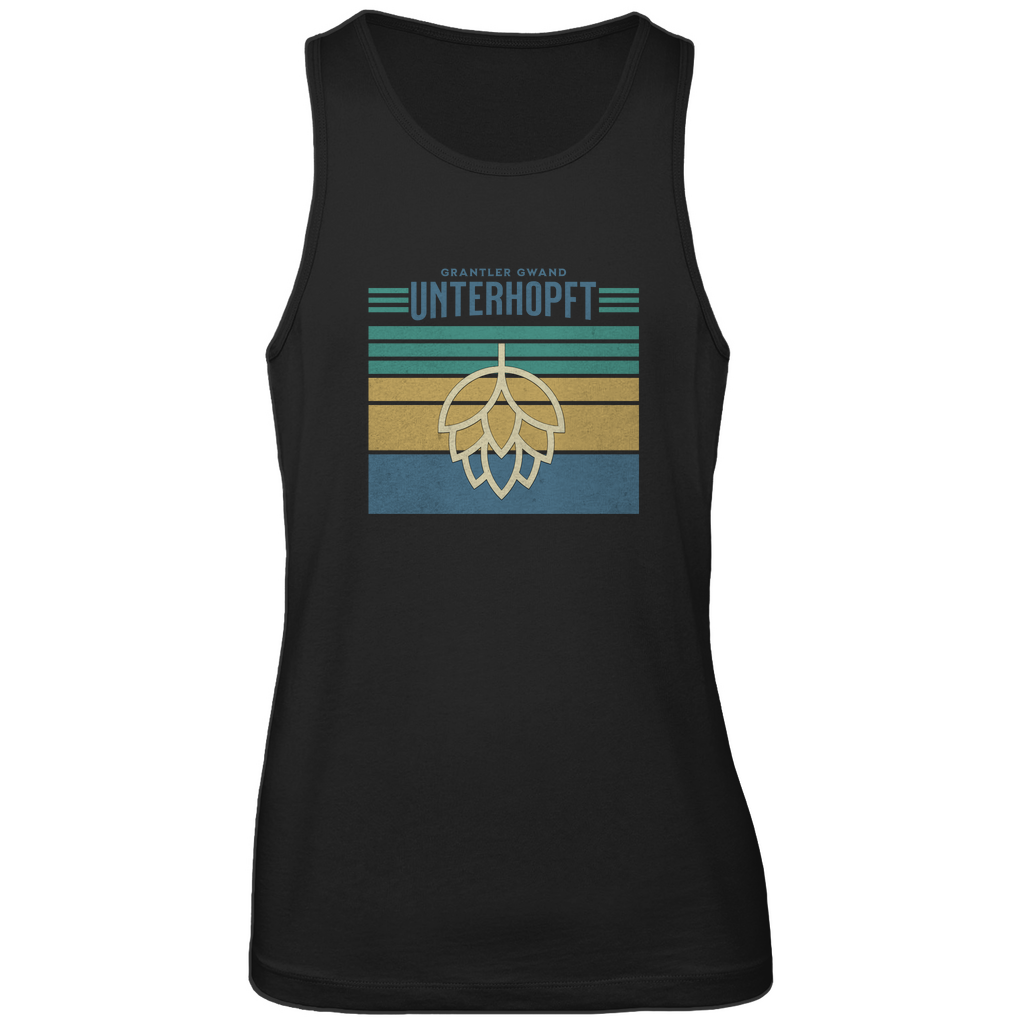 Bayerisches Herren Premium Tank Top Unterhopft - blau - Grantler Gwand