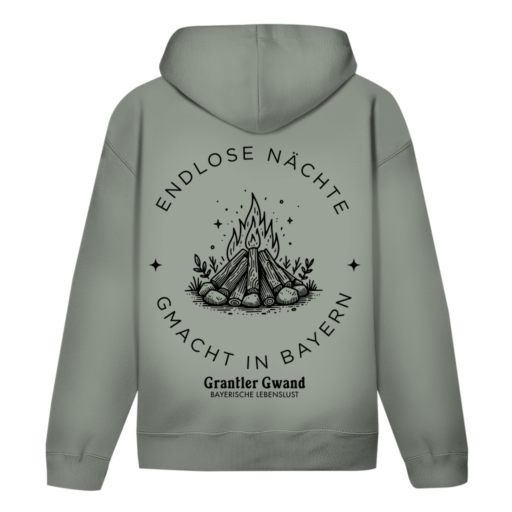 Bayerischer Hoodie Unisex - Endlose Nächte - Gmacht in Bayern - Grantler Gwand